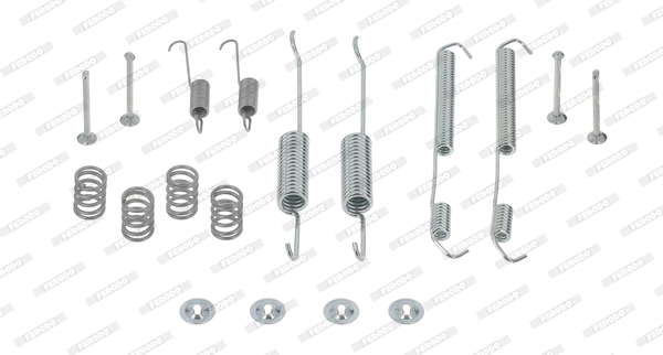 Set accesorii, sabot de frana FBA151 FERODO