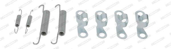 Set accesorii, sabot de frana FBA219 FERODO