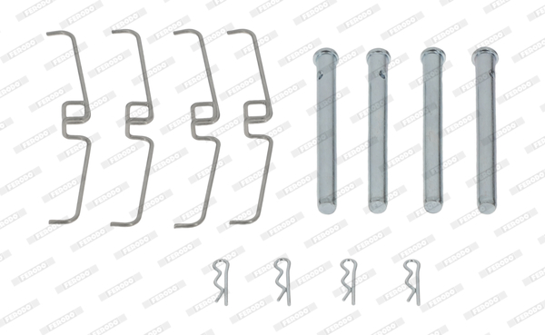 Set accesorii, placute frana FBA404 FERODO