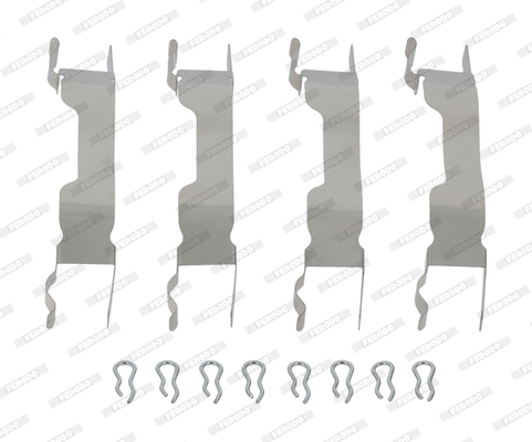 Set accesorii, placute frana FBA405 FERODO