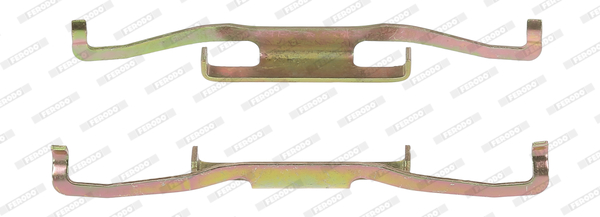 Set accesorii, placute frana FBA444 FERODO