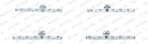 Set accesorii, placute frana FBA458 FERODO