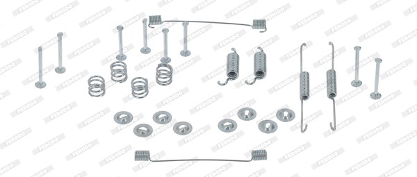 Set accesorii, sabot de frana FBA4 FERODO