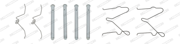 Set accesorii, placute frana FBA503 FERODO