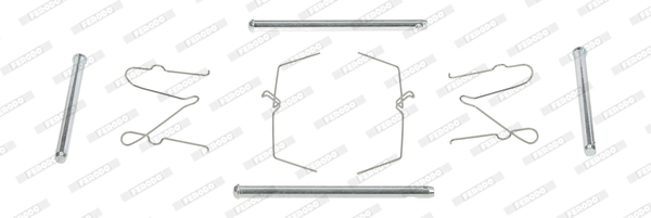 Set accesorii, placute frana FBA508 FERODO