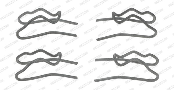 Set accesorii, placute frana FBA521 FERODO