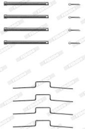 Set accesorii, placute frana FBA532 FERODO