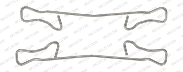 Set accesorii, placute frana FBA536 FERODO