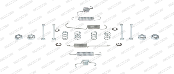 Set accesorii, sabot de frana FBA53 FERODO