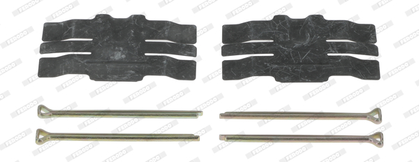 Set accesorii, placute frana FBA543 FERODO