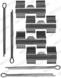 Set accesorii, placute frana FBA581 FERODO