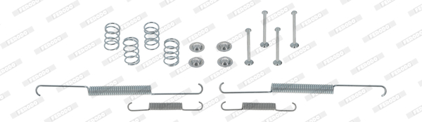 Set accesorii, sabot de frana FBA84 FERODO