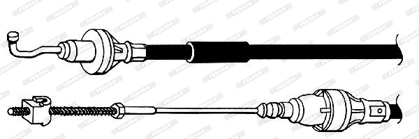 Cablu ambreiaj FCC422834 FERODO