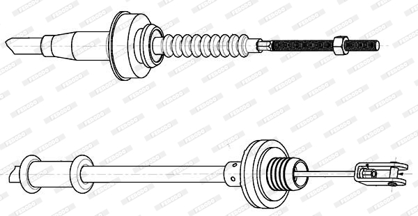 Cablu ambreiaj FCC424239 FERODO