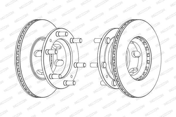 Disc frana FCR108A FERODO