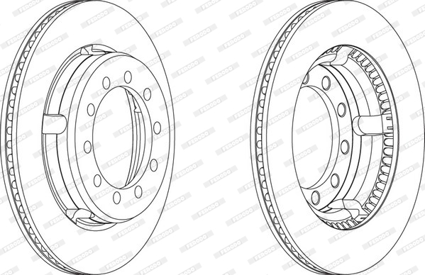 Disc frana FCR109A FERODO