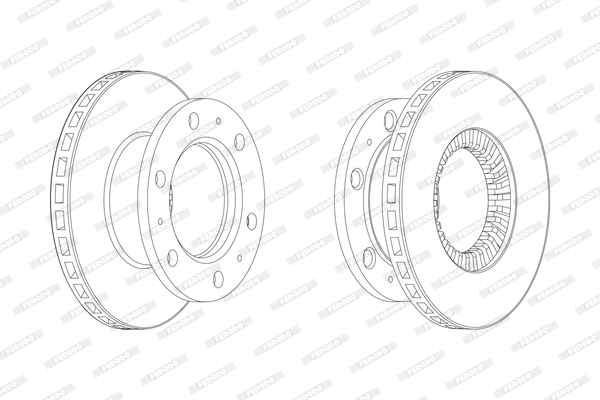 Disc frana FCR112A FERODO