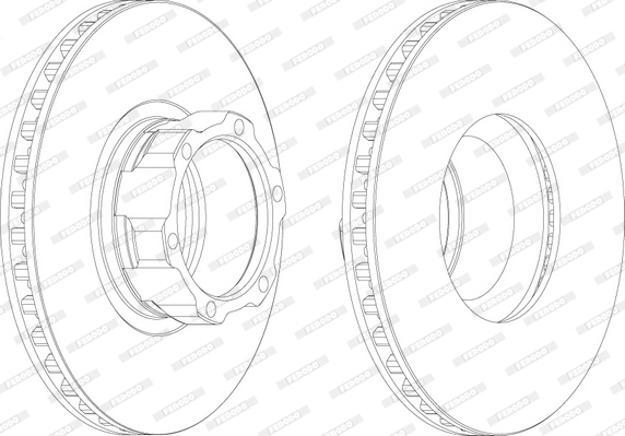 Disc frana FCR119A FERODO