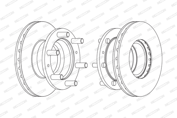 Disc frana FCR157A FERODO