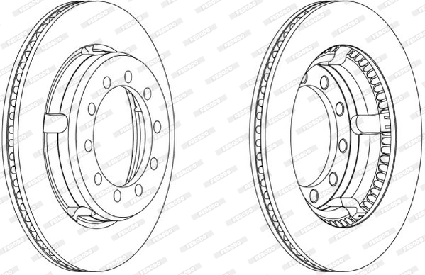 Disc frana FCR179A FERODO