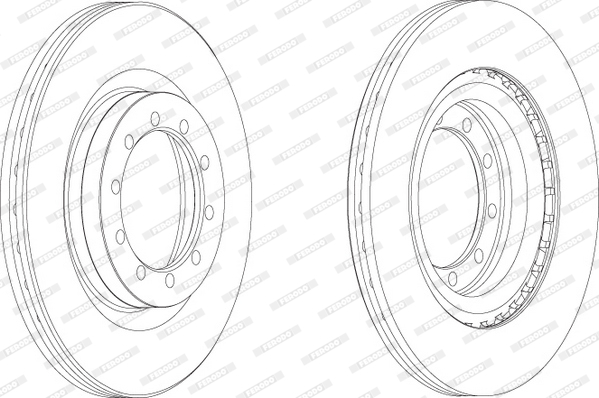 Disc frana FCR183A FERODO