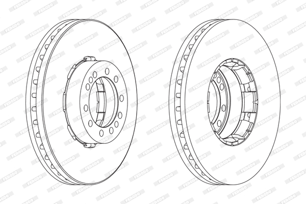 Disc frana FCR185A FERODO