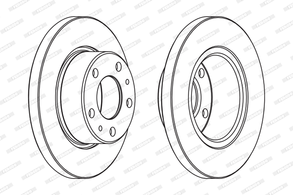 Disc frana FCR194A FERODO