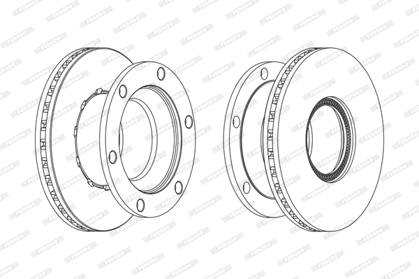 Disc frana FCR219A FERODO