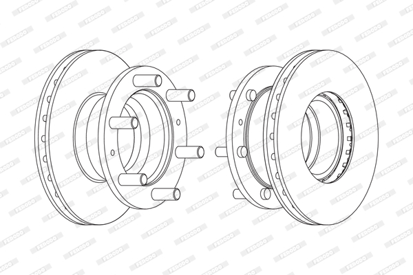 Disc frana FCR233A FERODO