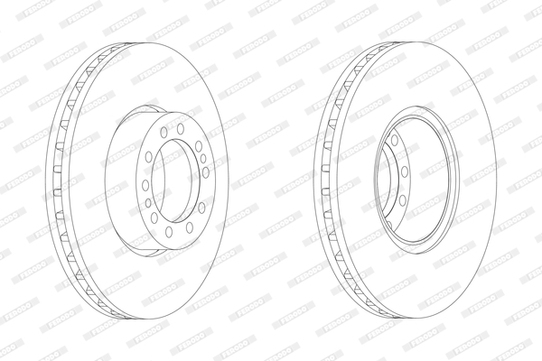 Disc frana FCR244A FERODO