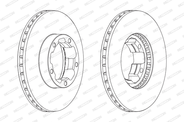 Disc frana FCR261A FERODO