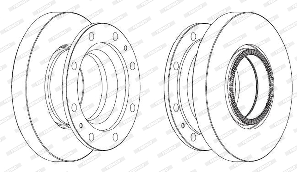 Disc frana FCR278A FERODO