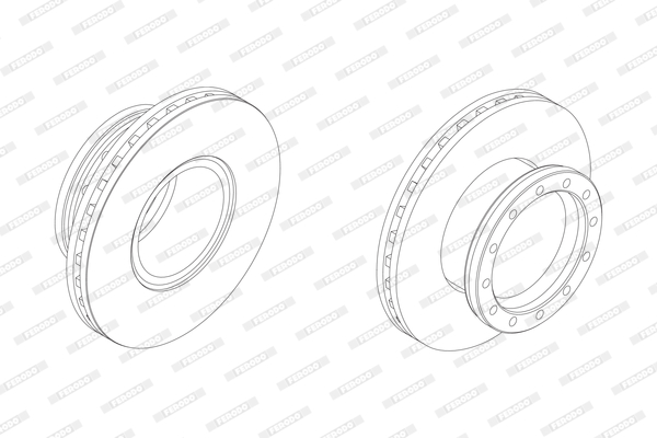 Disc frana FCR290A FERODO