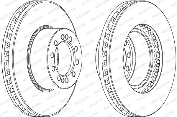 Disc frana FCR324A FERODO