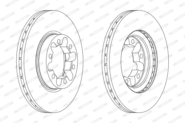 Disc frana FCR339A FERODO
