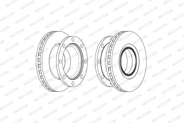 Disc frana FCR347A FERODO