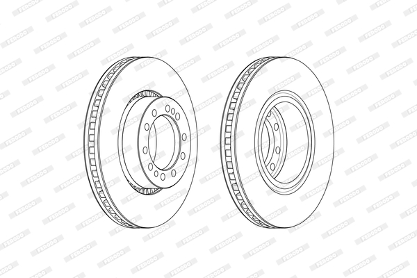 Disc frana FCR374A FERODO