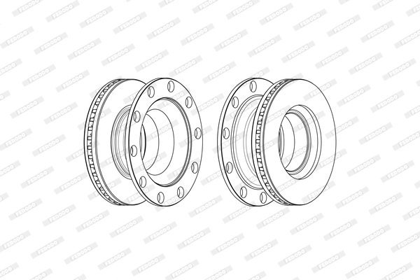 Disc frana FCR378A FERODO