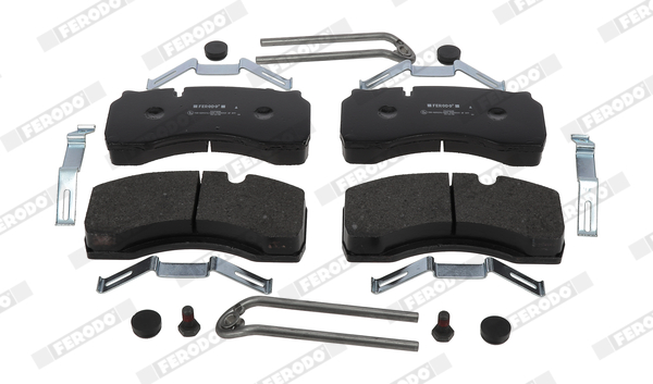 set placute frana,frana disc FCV1389B FERODO