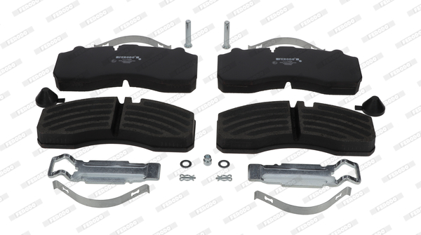 set placute frana,frana disc FCV1598B FERODO