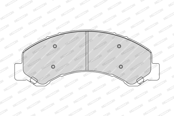 Set placute frana,frana disc FCV1853 FERODO