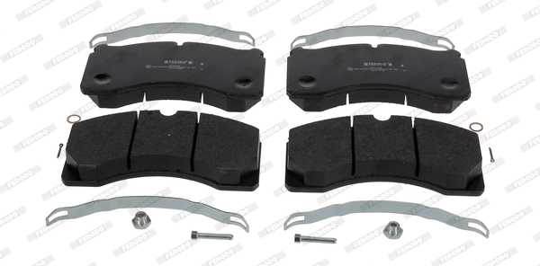 set placute frana,frana disc FCV1857B FERODO