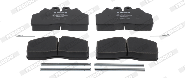 set placute frana,frana disc FCV4254B FERODO