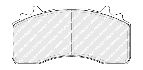 Set placute frana,frana disc FCV4419 FERODO