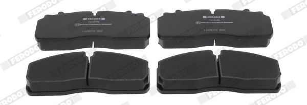 Set placute frana,frana disc FCV5169 FERODO