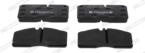 set placute frana,frana disc FCV733 FERODO