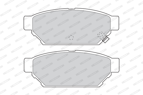 set placute frana,frana disc FDB1013 FERODO
