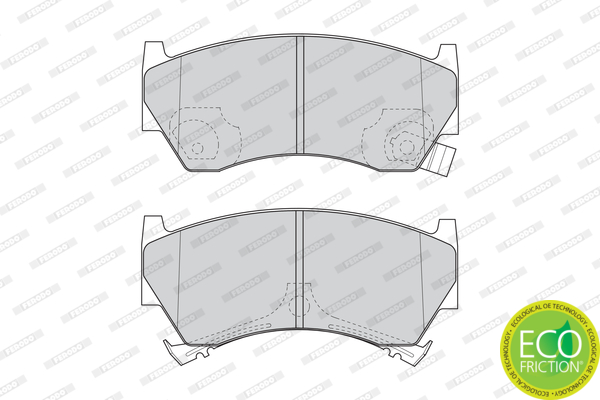 Set placute frana,frana disc FDB1103 FERODO