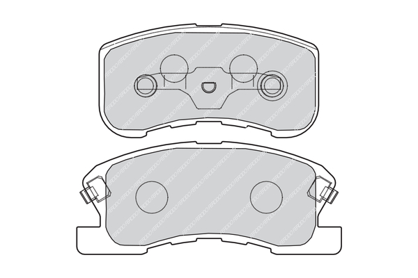 Set placute frana,frana disc FDB1501 FERODO