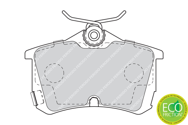 Set placute frana,frana disc FDB1506 FERODO